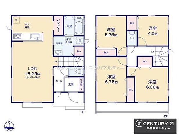 4LDKの魅力的な間取り!LDKはゆったりとした空間で、ご家族との団らん時間が、より一層充実したものになりますね家族との仲が深まり、自然と笑顔が増えそうです!