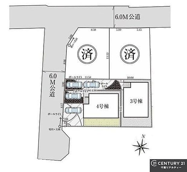【3号棟】カースペース付きでマイカーをお持ちのご家庭でも安心。物件探しのご条件・ご要望・ご質問など、何なりと弊社スタッフまでお申し付けください!
