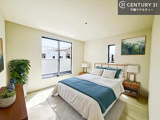 【同仕様写真】洋室は子供部屋や寝室、色々と用途多彩に利用できますね。収納力もたっぷりなので、広々気持ちよく過ごすことができます。【家具はCGパースです】