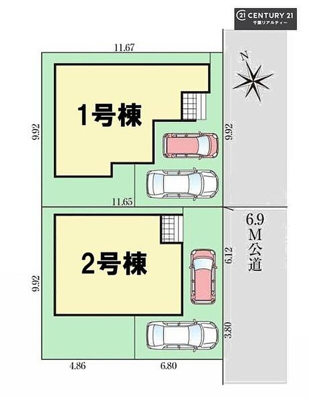 【2号棟】カースペース付きでマイカーをお持ちのご家庭でも安心。物件探しのご条件・ご要望・ご質問など、何なりと弊社スタッフまでお申し付けください!