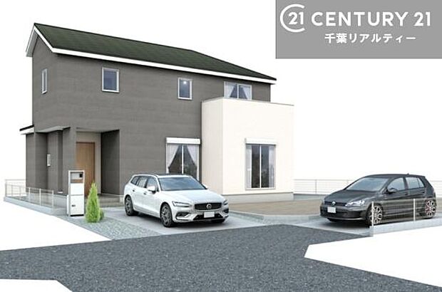 こちらは完成予想図となります。完成が待ち遠しい、魅力あふれる住まいです。ご不明点やご要望などがございましたら、どうぞお気軽にお申し付けください。