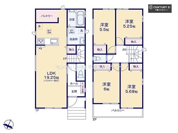 4LDKの魅力的な間取り!LDKはゆったりとした空間で、ご家族との団らん時間が、より一層充実したものになりますね。家族との仲が深まり、自然と笑顔が増えます!