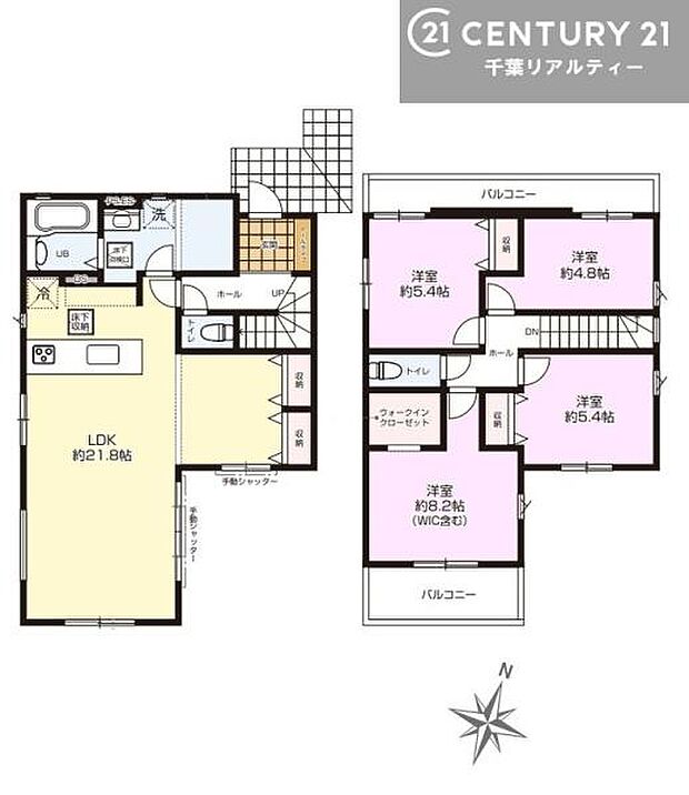 4LDKの魅力的な間取り!LDKはゆったりとした空間で、ご家族との団らん時間が、より一層充実したものになりますね家族との仲が深まり、自然と笑顔が増えそうです!