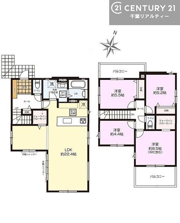 4LDKの魅力的な間取り!LDKはゆったりとした空間で、ご家族との団らん時間が、より一層充実したものになりますね家族との仲が深まり、自然と笑顔が増えそうです!