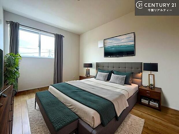 【同仕様写真】洋室は子供部屋や寝室、色々と用途多彩に利用できますね。収納力もたっぷりなので、広々気持ちよく過ごすことができます。【家具はCGパースです】