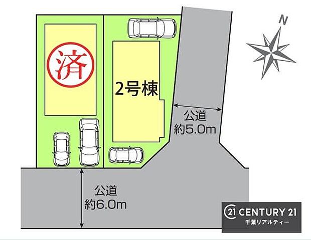 【2号棟】カースペース付きでマイカーをお持ちのご家庭でも安心。物件探しのご条件・ご要望・ご質問など、何なりと弊社スタッフまでお申し付けください!
