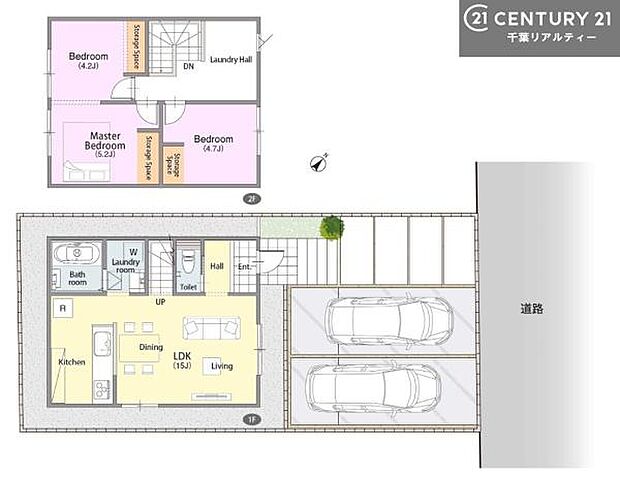 3LDKの魅力的な間取り!LDKはゆったりとした空間で、ご家族との団らん時間が、より一層充実したものになりますね。家族との仲が深まり、自然と笑顔が増えます!