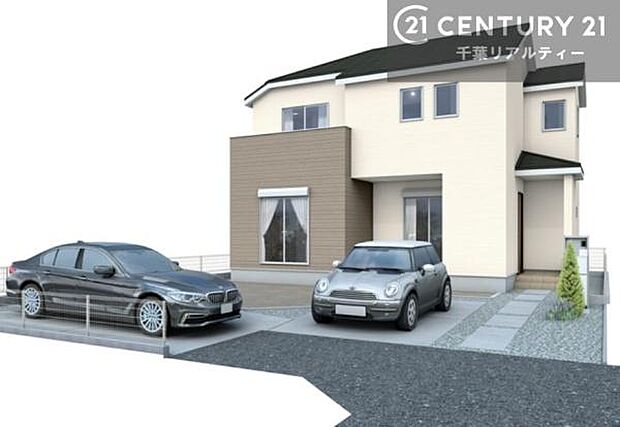 こちらは完成予想図となります。完成が待ち遠しい、魅力あふれる住まいです。ご不明点やご要望などがございましたら、どうぞお気軽にお申し付けください。