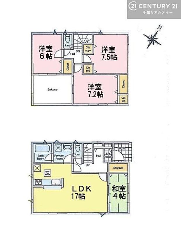 4LDKの魅力的な間取り!LDKはゆったりとした空間で、ご家族との団らん時間が、より一層充実したものになりますね家族との仲が深まり、自然と笑顔が増えそうです!