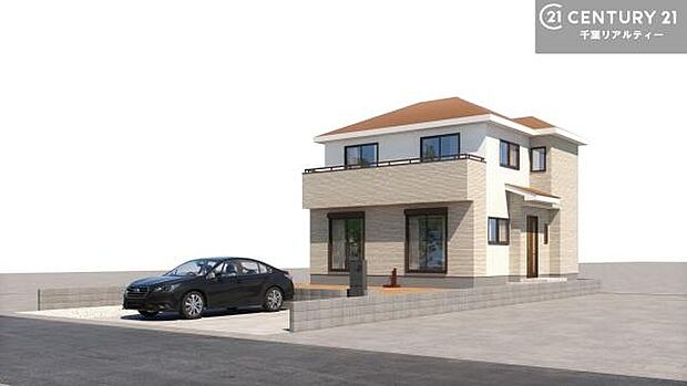 【4号棟】こちらは完成予想パースになります!周辺環境や他物件もまとめてご案内可能です!不動産の事ならどんな事でもお気軽にご相談ください。