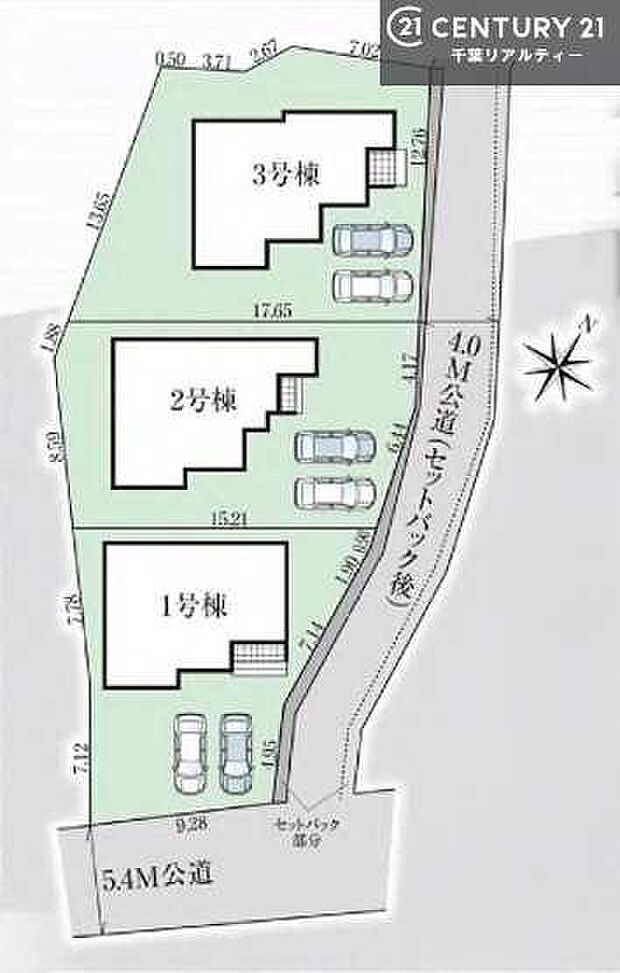 【3号棟】カースペース付きでマイカーをお持ちのご家庭でも安心。物件探しのご条件・ご要望・ご質問など、何なりと弊社スタッフまでお申し付けください！