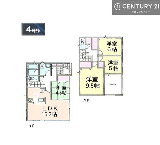 4LDKの魅力的な間取り！LDKはゆったりとした空間で、ご家族との団らん時間が、より一層充実したものになりますね。家族との仲が深まり、自然と笑顔が増えます！