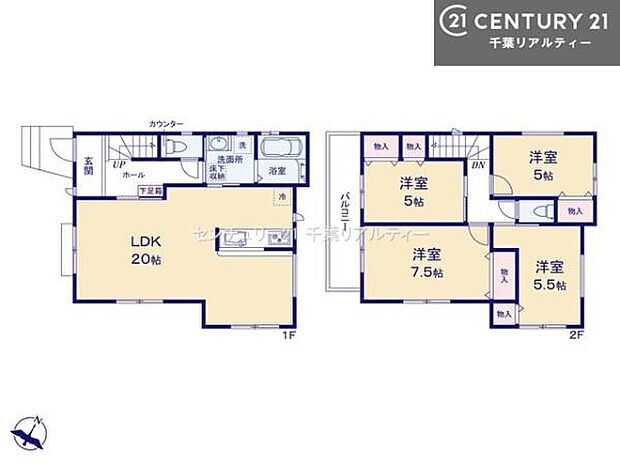 4LDKの魅力的な間取り!LDKはゆったりとした空間で、ご家族との団らん時間が、より一層充実したものになりますね家族との仲が深まり、自然と笑顔が増えそうです!