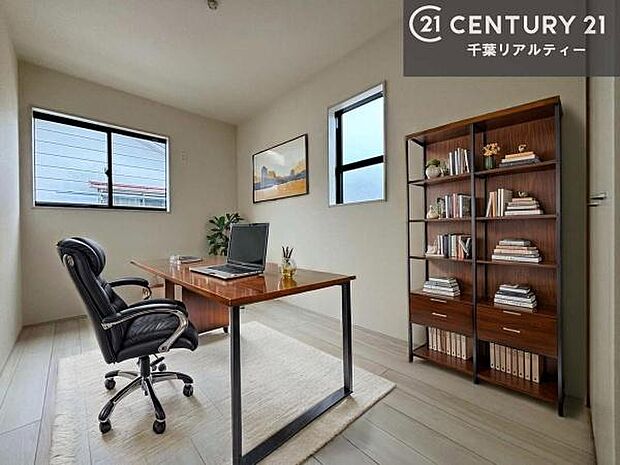 【同仕様写真】掃き出し窓がないお部屋は、お子様のお部屋としても安心です!収納スペースも充実しているので散らかったお部屋をサッと片付けられます!【家具はCG】