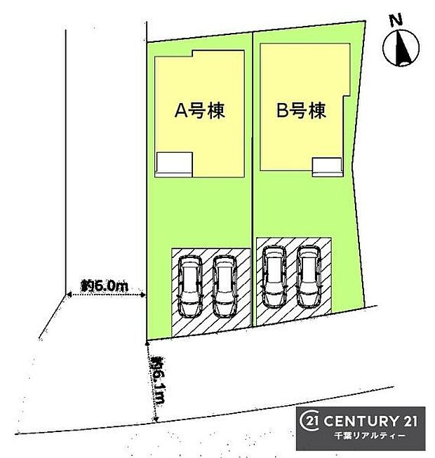 【B号棟】カースペース付きでマイカーをお持ちのご家庭でも安心。物件探しのご条件・ご要望・ご質問など、何なりと弊社スタッフまでお申し付けください!
