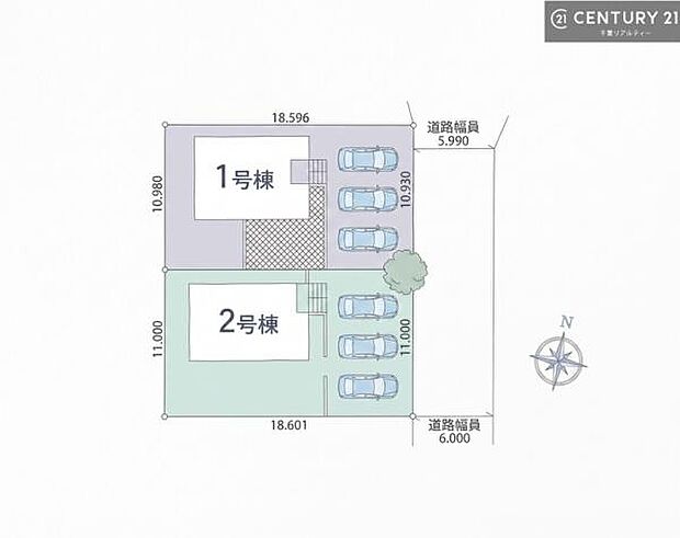【1号棟】カースペース付きでマイカーをお持ちのご家庭でも安心。物件探しのご条件・ご要望・ご質問など、何なりと弊社スタッフまでお申し付けください！
