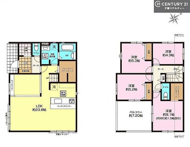 4LDKの魅力的な間取り！LDKはゆったりとした空間で、ご家族との団らん時間が、より一層充実したものになりますね家族との仲が深まり、自然と笑顔が増えそうです！