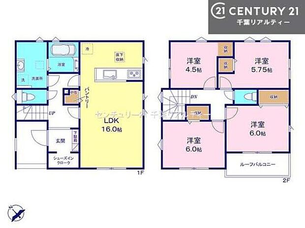 4LDKの魅力的な間取り!LDKはゆったりとした空間で、ご家族との団らん時間が、より一層充実したものになりますね家族との仲が深まり、自然と笑顔が増えそうです!