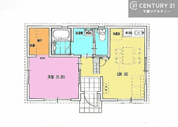 1SLDKの魅力的な間取り!LDKはゆったりとした空間で、ご家族との団らん時間が、より一層充実したものになりますね。家族との仲が深まり、自然と笑顔が増えます!