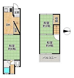 近鉄奈良線 瓢箪山駅 徒歩17分