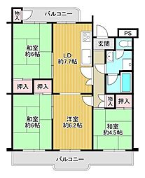 間取図画像 3LDK