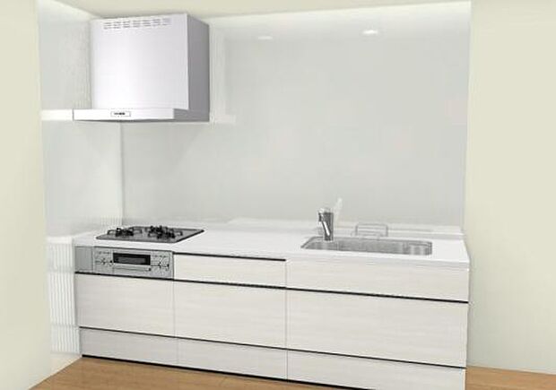 大容量のスライド収納♪浄水器付きの蛇口に洗い物がしやすい広々としたシンク！家事もはかどります◎