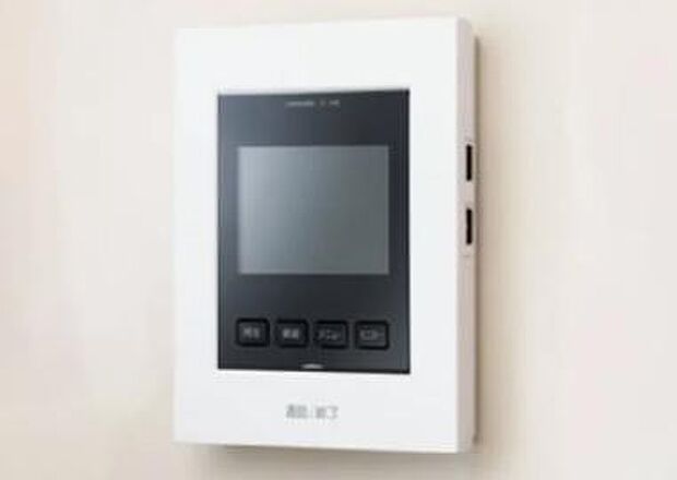 シンプルで使いやすいインターホン。録画機能付きで、自動録画のほか、手動録画もできます。不在時の来客確認にも便利です。明るさ調整や来訪者をズーム機能でズームアップして確認ができます。