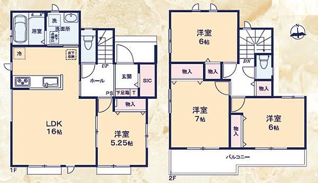 【B号棟】シューズインクロークあり、敷地50坪以上☆