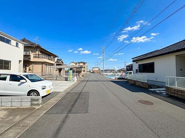 前面道路の様子（2026.4.24撮影）