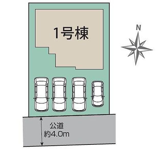 車4台駐車可能※車種によります。