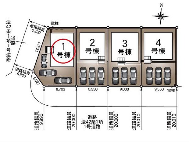 敷地内に3台分の駐車スペースを確保！来客時や将来用としても活用でき、ライフスタイルの変化にも柔軟に対応できます！