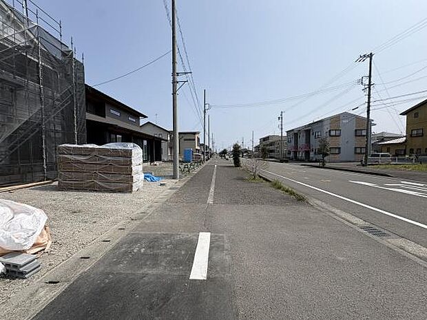 前面道路の様子(2026.3.29撮影)