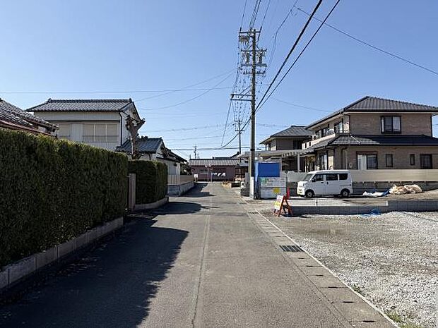 前面道路の様子（2026.3.7撮影）