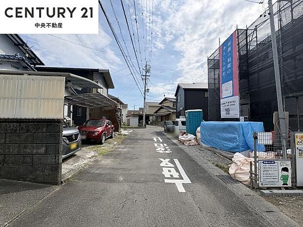 前面道路の様子（2026.5.14撮影）