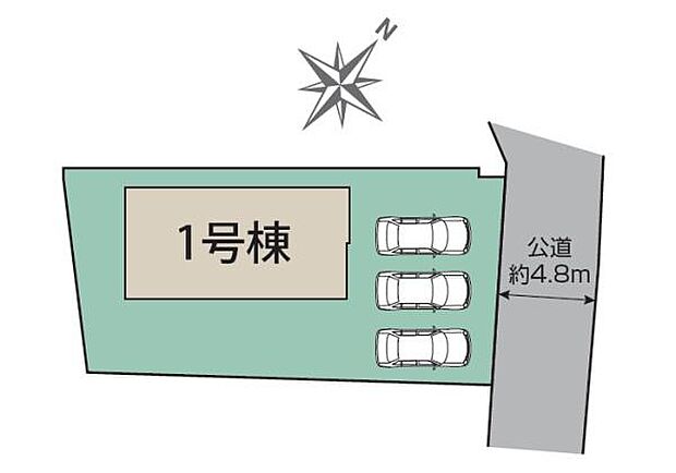 並列駐車3台可能♪