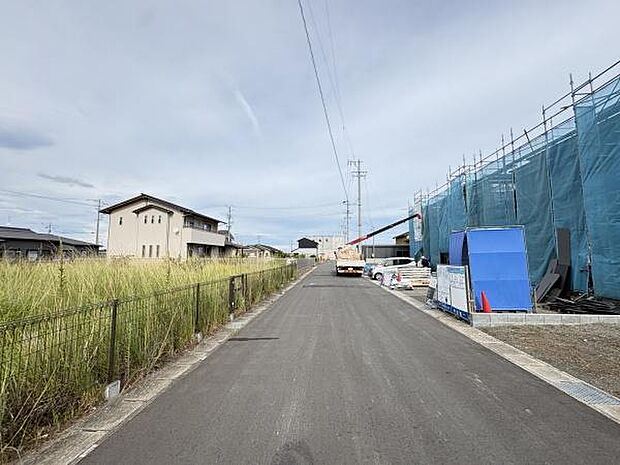 前面道路の様子(2026.8.28)