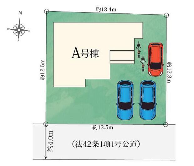 駐車3台可能♪(車種による)