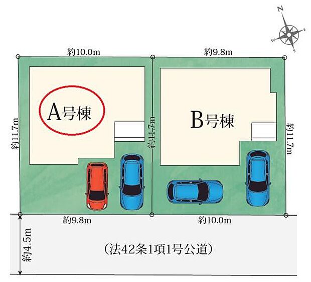 並列駐車2台可能◎