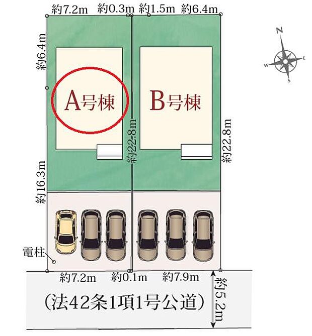 並列駐車3台可能◎