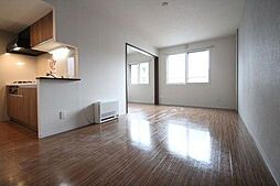 札幌市営東西線 円山公園駅 徒歩8分の賃貸マンション 5階2LDKのリビング/ダイニング