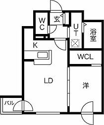 間取図画像 1LDK