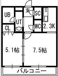間取図画像 1LDK