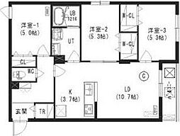 間取図画像 3LDK