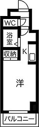 ビバリーヒルズ 1Kの間取図画像