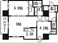 クレジデンス札幌・南4条3階8.6万円