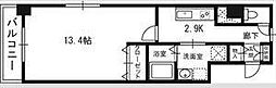 S-FORT札幌N15 1Kの間取図画像