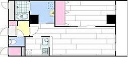 エステラ東札幌 1LDKの間取図画像