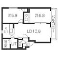 パークサイド4階6.4万円
