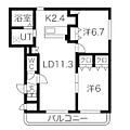 キアーロN213階7.2万円