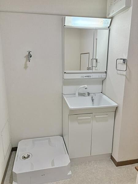 室内洗濯機置場も完備♪